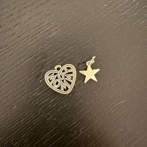 James Avery Mommy Heart and Star Charms